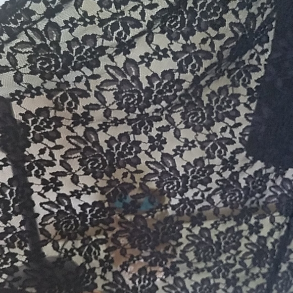 Long open cardi with lace - Picture 3 of 3